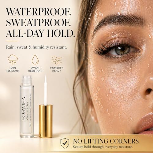 FORMÉA Clear Lash Glue – Fast Dry Waterproof Adhesive for Lashes