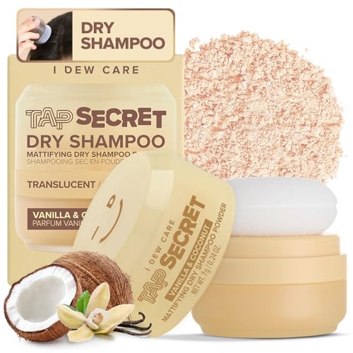 I DEW CARE Tap Secret Mattifying Dry Shampoo Powder Vanilla & Coconut 0.24oz