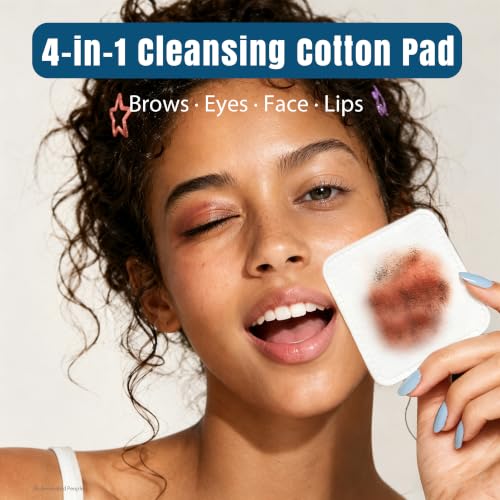 Ourmed Life Large Cotton Pads - 3x3 Makeup Remover, 120 ct