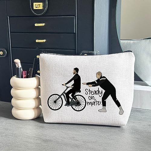 Steady On Mate Canvas Makeup Bag - TV Show Inspired Cosmetic Organizer