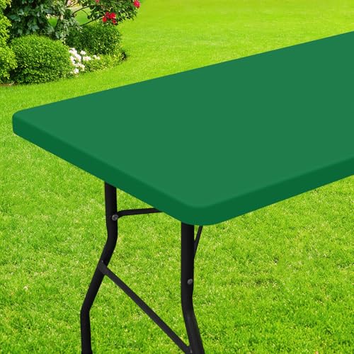 Smiry Waterproof Elastic Fitted Picnic Tablecloth - 30"x72"