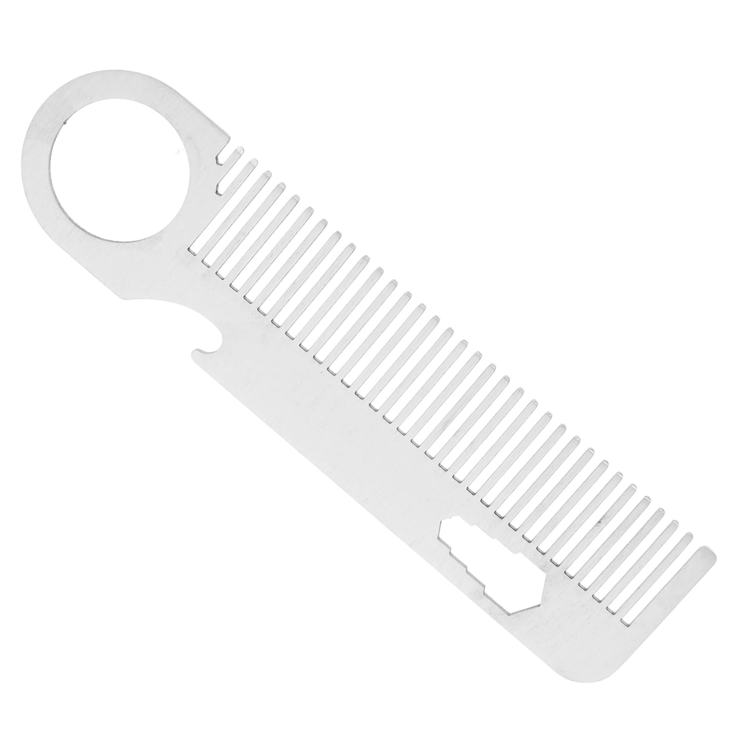 Beaupretty Beard Comb 5.51 Inch Fine Tooth Anti-Static Mustache Comb for Men Heat Resistant Grooming Tool for Styling Detangling and Moisturizing Facial Hair
