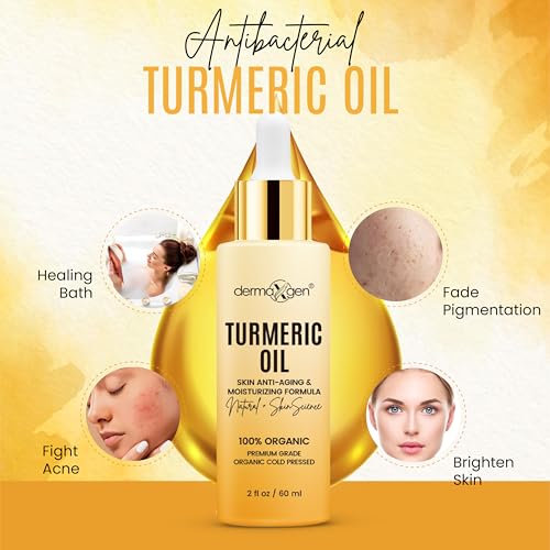 Organic Turmeric Face Oil for Dark Spots & Hydration - 60ml