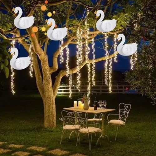 Sweet Swan Hanging Decor - 3 Piece Baby Shower Garland