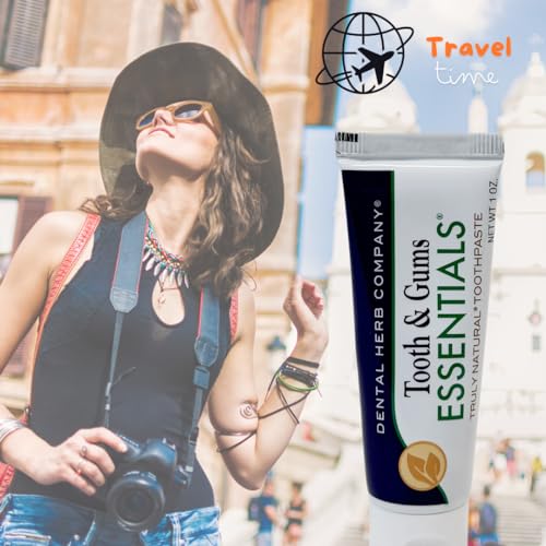 Natural Fluoride-Free Toothpaste Travel Size - 3 x 1oz Tubes