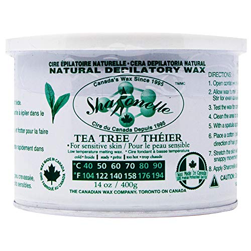 Sharonelle Natural Tea Tree Soft Wax for Sensitive Skin - 14 oz