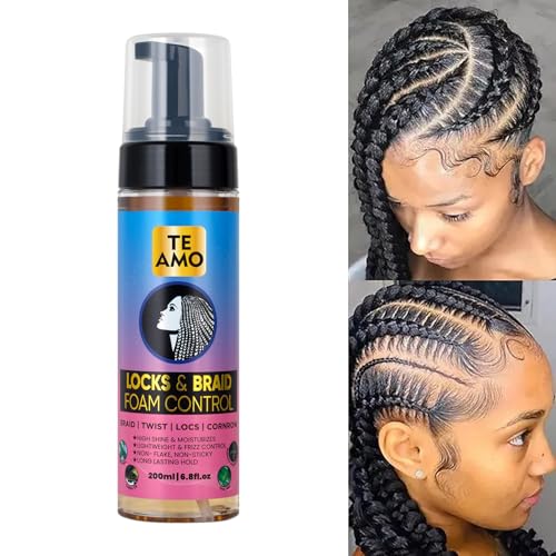 Te Amo Braid & Loc Foam Control - Long-Lasting Hair Styling Mousse