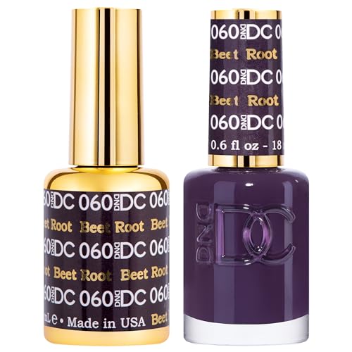 DAISY DND Gel Polish & Nail Lacquer Duo Set - Beet Root #060
