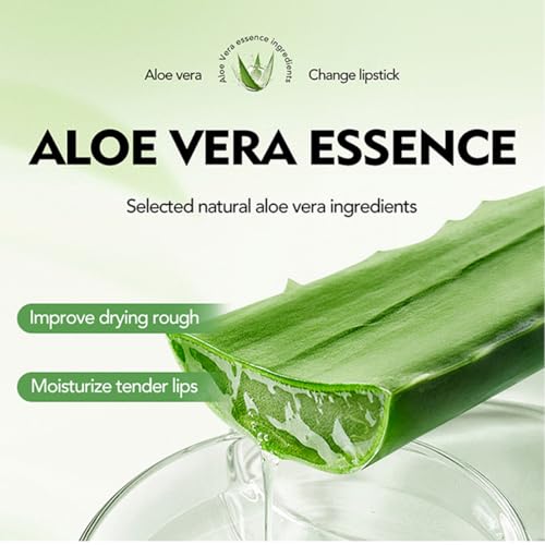Baorder Temperature-Color Lipstick 3Pcs Aloe Vera Moisturizing Lip Balm Set