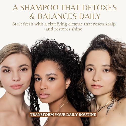 Edenika Botanicals Apple Cider Vinegar Shampoo - 16 fl oz, Detoxifying & pH Balancing