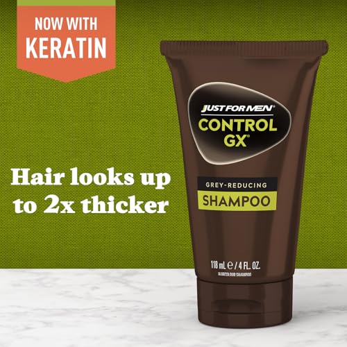Just for Men Control GX Gray Reducing Shampoo with Keratin - 4 Fl Oz