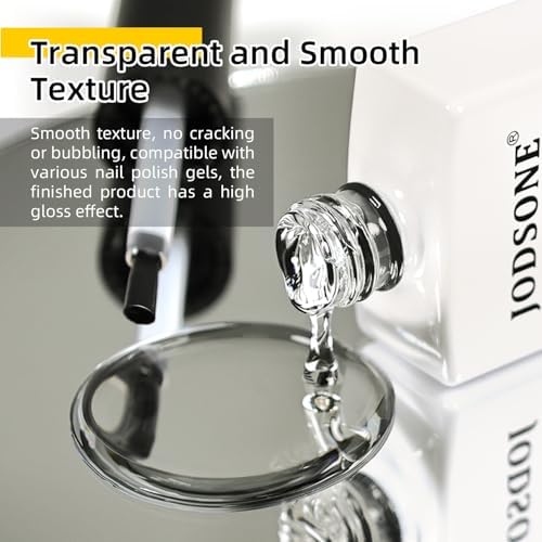 JODSONE No Wipe Top Coat Gel Polish - 18ml High Gloss Finish