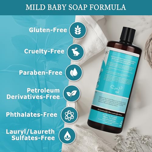 Dr. Woods Unscented Baby Mild Liquid Castile Soap - 32 Oz