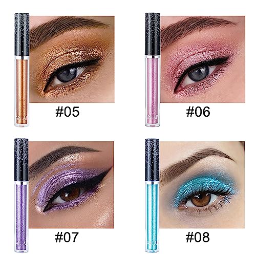 Liquid Glitter Eyeshadow - Long-Lasting Sparkling Colors