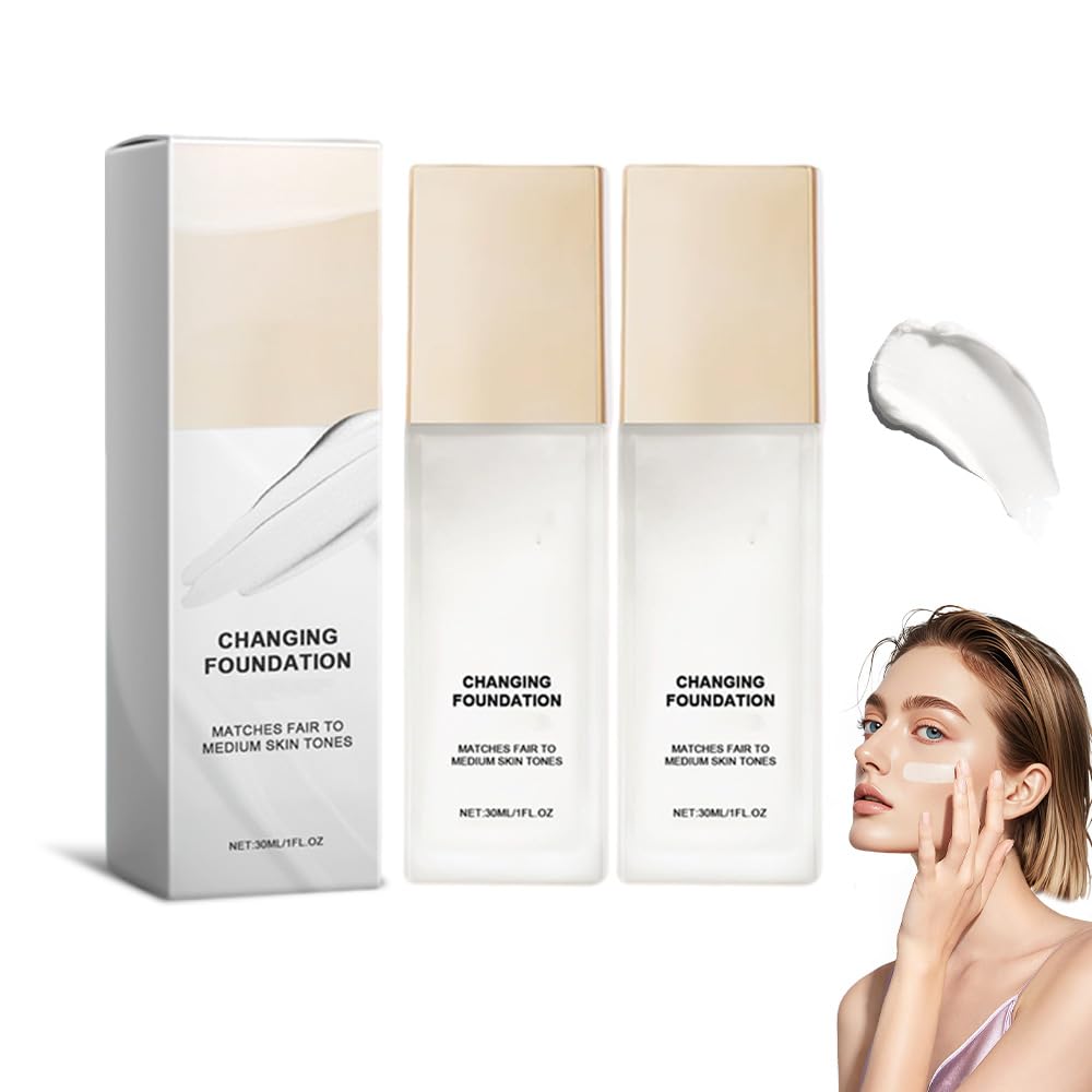 Color Changing Foundation for Mature Skin - All Day Flawless CC Makeup | Warm Tone BB Cream
