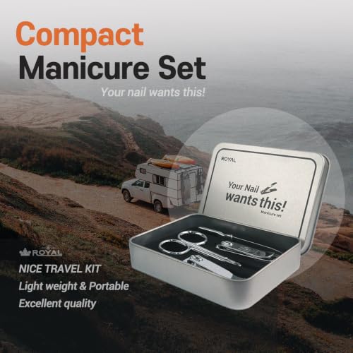 [Made in Korea] ROYAL 5 Pcs Compact Nail Clippers Set-Nail Clipper,