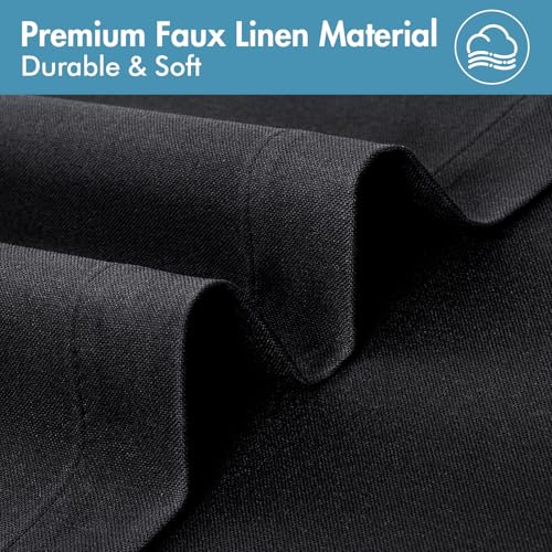 MIULEE 100% Blackout French Door Curtain | No-Drill Thermal Privacy Panel, 1 Piece