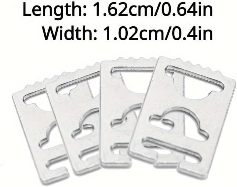 Metal Tieless Shoe Lace Buckles - 10pcs Convenient Flat Laces | Universal Fit for All Shoelace Locks