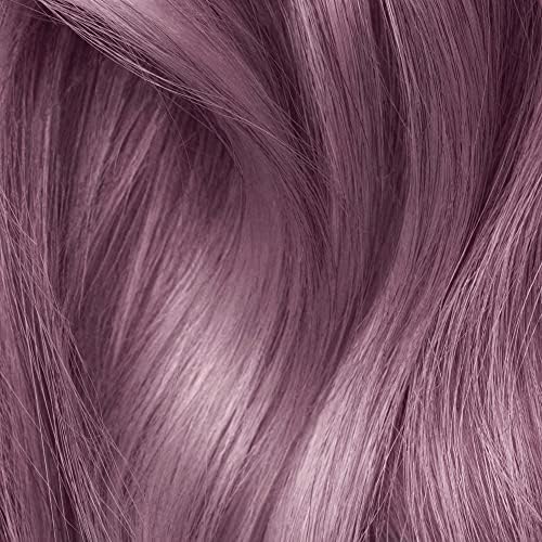 IGK Permanent Hair Dye Color Kit - V Astro Babe Light Cool Lavender | 100% Gray Coverage, Strengthens & Adds Shine
