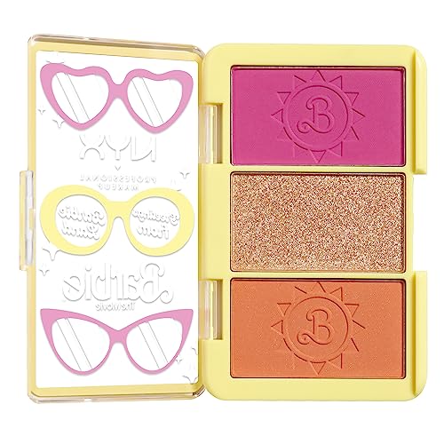 NYX Professional Makeup Barbie Mini Cheek Palette - Blush & Highlighter