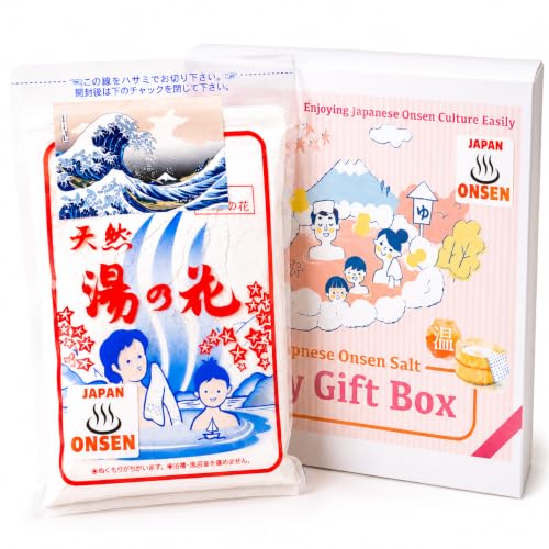 Japan Onsen Yunohana Natural Mineral Bath Salts Gift Box, 250g