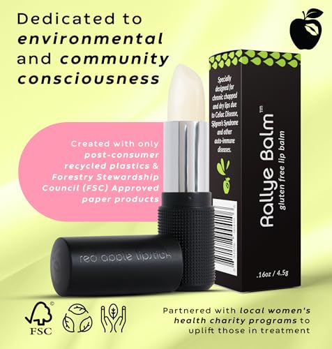 Rallye Balm Natural Lip Balm SPF - Hydrating, Vegan, Hypoallergenic, Repair for Dry Lips