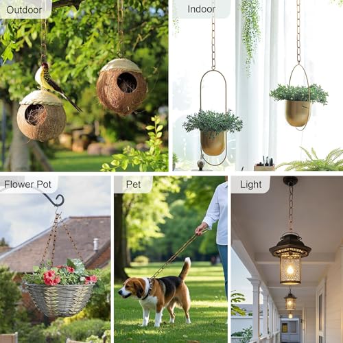 6 Feet Gold Bronze Pendant Light Fixture Chain Extension