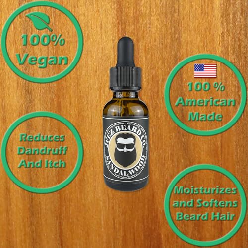 Sandalwood Beard Oil - Nourishing Anti-Itch & Dandruff Reducing Conditioner
