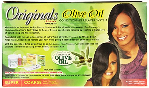 Originals by Africa's Best Olive Oil No Lye Hair Relaxer Kit