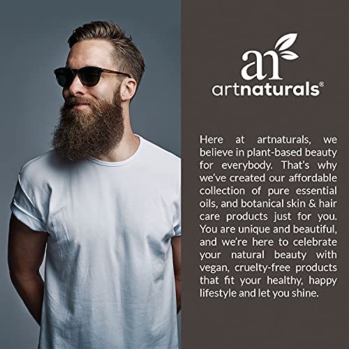 ArtNaturals Unscented Beard Oil - Organic, Moisturizing & Grower 2 fl oz