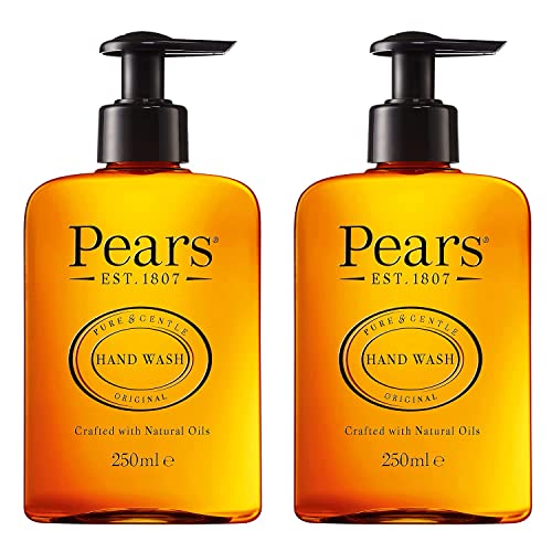 Pears Pure & Gentle Hand Wash with Natural Oils - Pack of 2, 250 ML