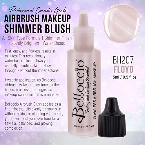 Belloccio Airbrush Makeup Highlighter - Floyd Shimmer, 1/2-oz Bottle