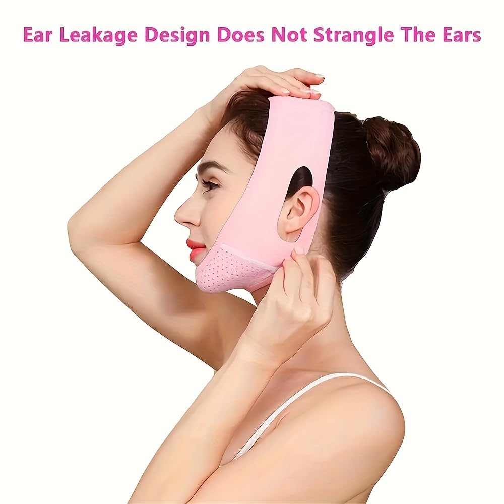Chin Strap for Sleeping designed as Double Chin Reducer with Adjustable Chin Strap, Chin & Face Lifting Mask, Jawline Shaper for Comfortable Facial Support