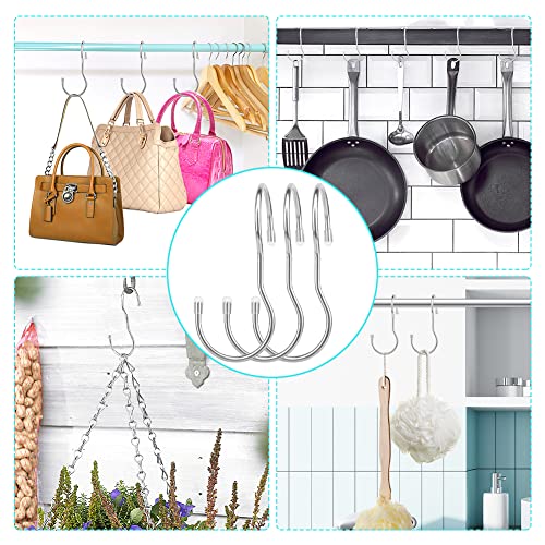 12-Pack Metal Handbag Hanger Hooks with Drawstring Storage Bag