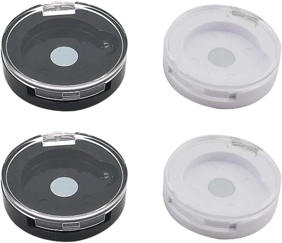 Magnetic Eyeshadow Cases - Refillable Makeup Palette Container for Eyeshadow & Lipstick | 4 Pcs Set