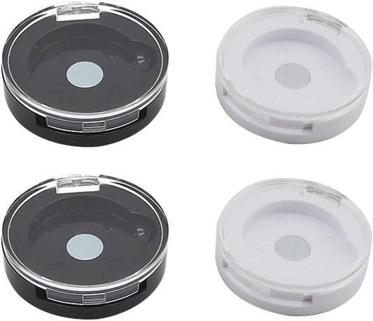 Magnetic Eyeshadow Cases - Refillable Makeup Palette Container for Eyeshadow & Lipstick | 4 Pcs Set