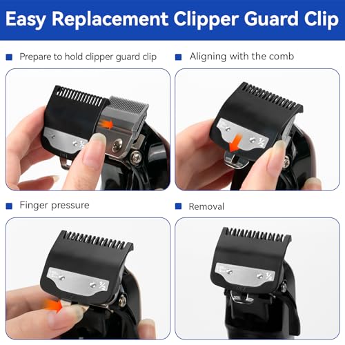 Wahl Clipper Guards Set - Durable Nylon Hair Clipper Guards, 1/16"