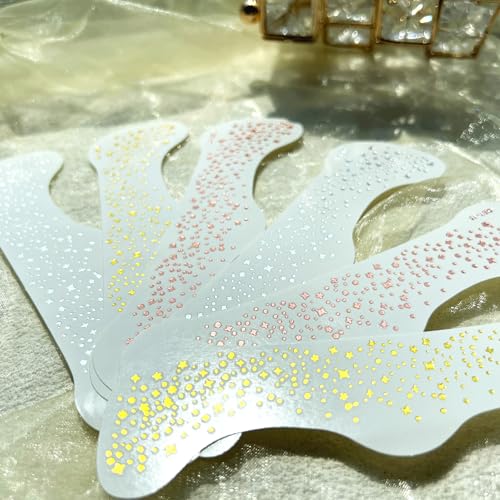 Holographic Freckles Face Tattoos - Waterproof Glitter Patches Set