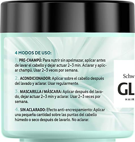 Schwarzkopf Gliss 4-in-1 Hair Mask with Protein & Cocoa Butter, 400ml