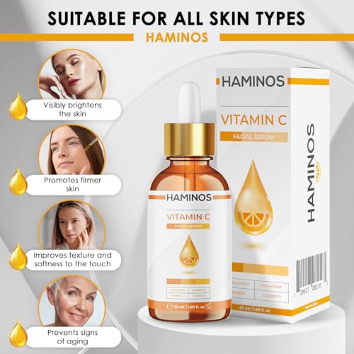 HAMINOS Vitamin C Serum with Niacinamide & Hyaluronic Acid - 50ml