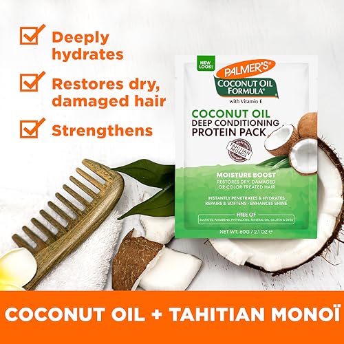 Palmer's Coconut Oil Deep Hair Conditioner Pack - 12 Treatments