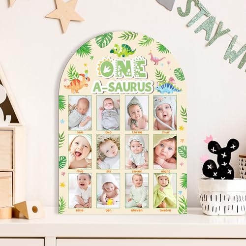 My First Year Dinosaur Photo Frame for 2x3 Inch Photos
