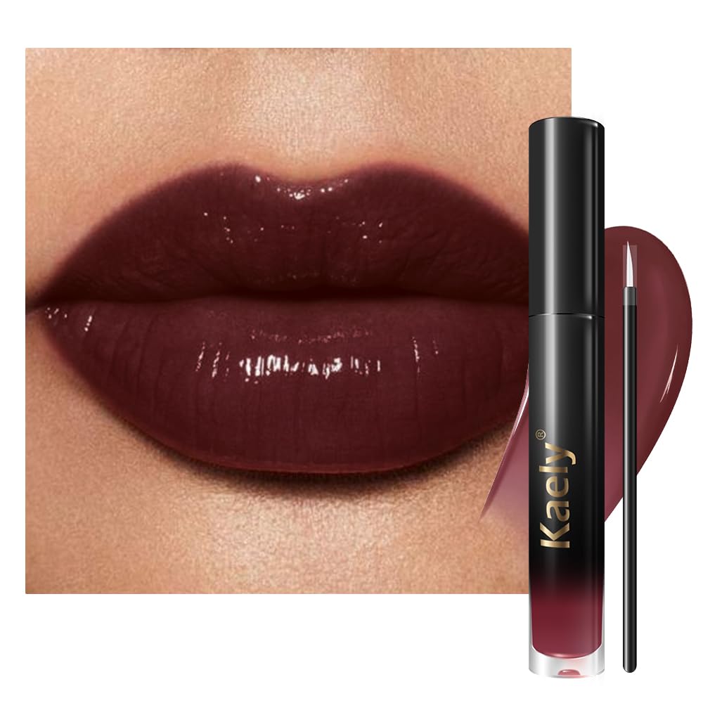 Kaely Longwear No-Budge Lipstick - Highly Pigmented Liquid Lip Color, Waterproof & Smudge-Proof | 24-Hour Wear, Vegan, 18 Nude