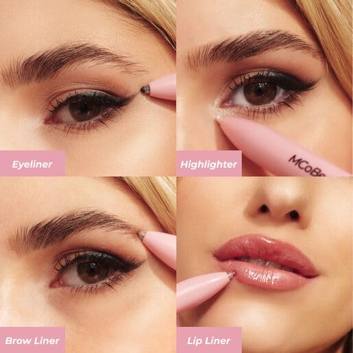 MCoBeauty 4-in-1 Makeup Pen - Eyeliner, Brow Liner, Lip Liner & Highlighter