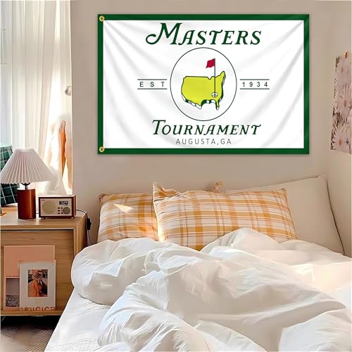 3x5 Ft Double-Sided Golf Flag - Durable Polyester Banner for Room Decor