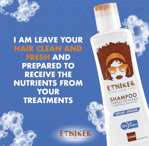 ETNIKER Deep-Cleansing Clarifying Shampoo for Curly Hair - 8.4 fl. oz
