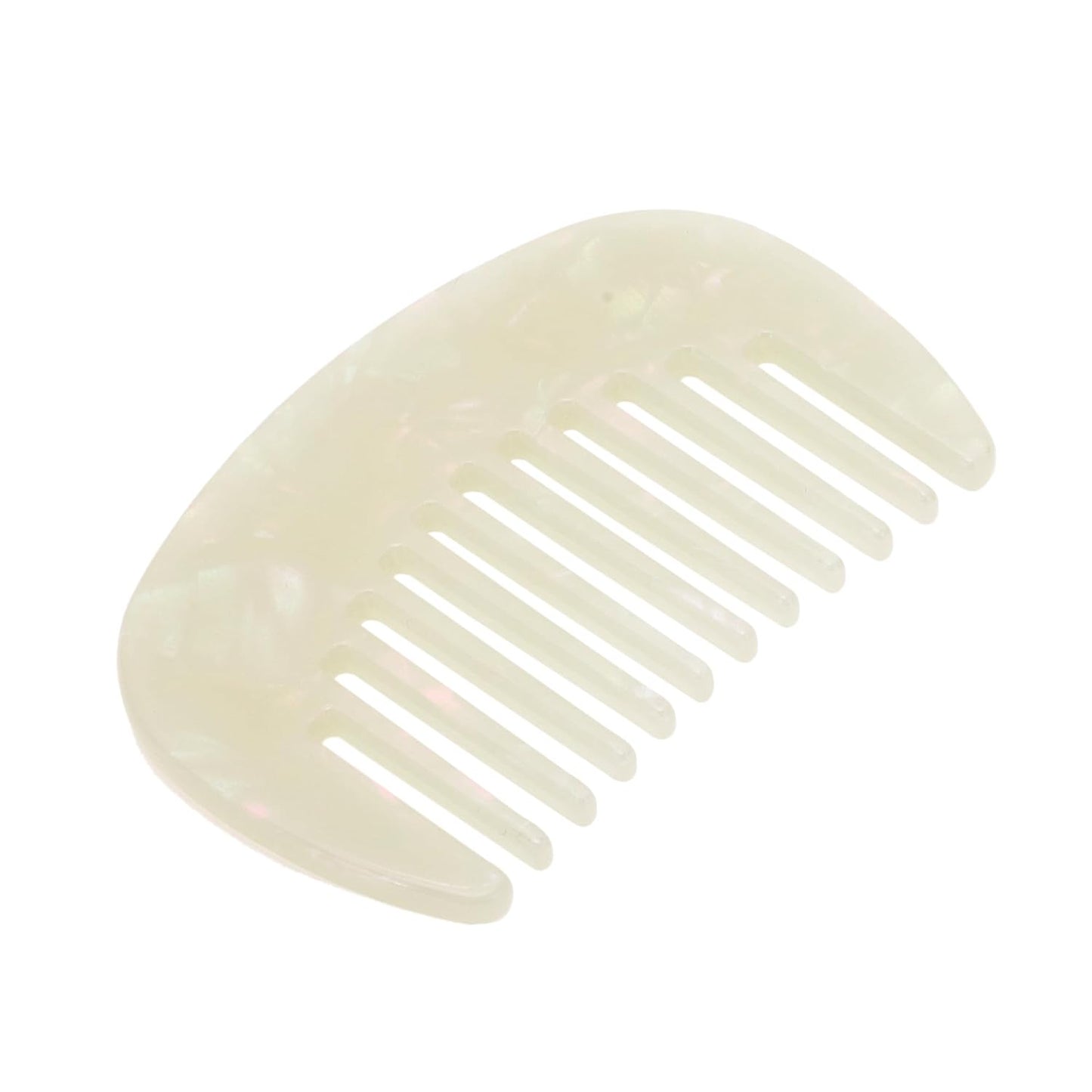 Wide Tooth Comb for Thick Curly Hair - Anti-Static Travel Comb | Emerald Green