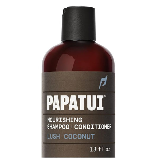 Nourishing Shampoo & Conditioner 2-in-1 for Men - Sulfate-Free, Lush Coconut | 18 oz