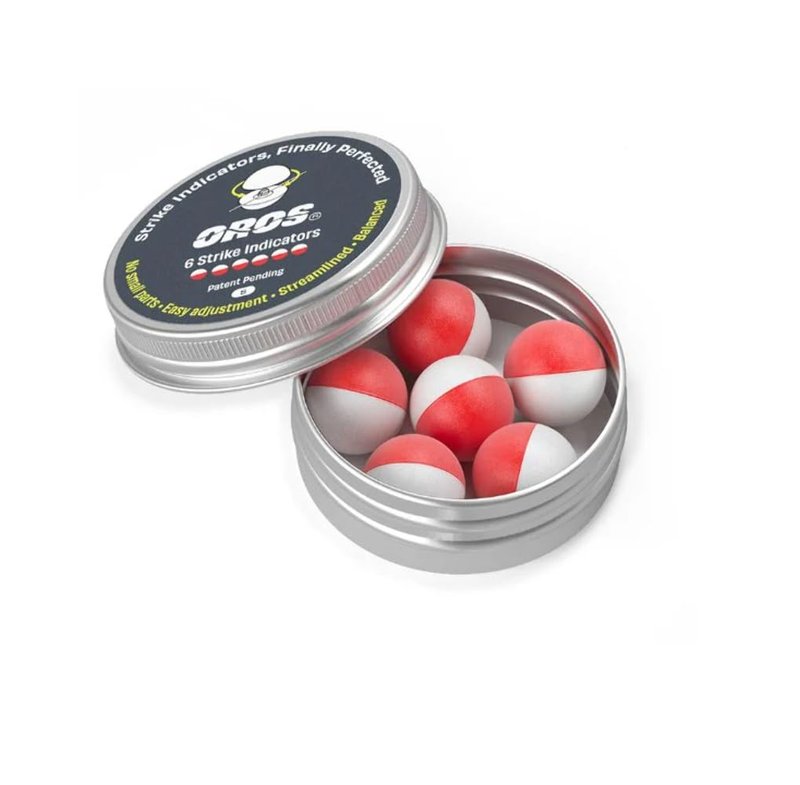 OROS Strike Indicator 6-Pack (Small, Red & White)