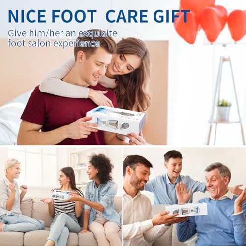Rechargeable Waterproof Electric Foot Callus Remover with Vacuum & 3 Rollers